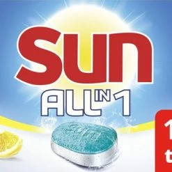 Sun All-In-1 Citroen Vaatwastabletten - 7 X 24 Tabletten - Voordeelverpakking 16 Sun All-In-1 Citroen Vaatwastabletten - 7 X 24 Tabletten - Voordeelverpakking -Lesser & Pavey-winkel 550x360 7