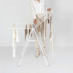 Brabantia HangOn Droogrek Inklapbaar - 15 Meter - White -Lesser & Pavey-winkel 550x366 133