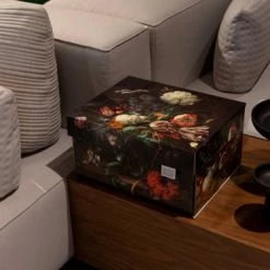 Dutch Design Brand - Dutch Design Storage Box - Opbergbox - Bewaardoos - Bloemen - Stillleven - Kunst - 17e Eeuw - Flowers -Lesser & Pavey-winkel 550x366 143