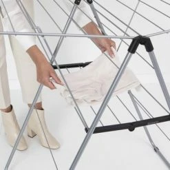 Brabantia HangOn Droogrek Inklapbaar - 20 Meter - Metallic Grey -Lesser & Pavey-winkel 550x366 20