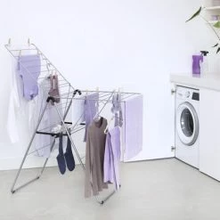 Brabantia HangOn Droogrek Inklapbaar - 20 Meter - Metallic Grey -Lesser & Pavey-winkel 550x366 21