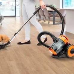 TurboTronic CV07 Stofzuiger Zonder Zak – Zwart/Oranje -Lesser & Pavey-winkel 550x366 51