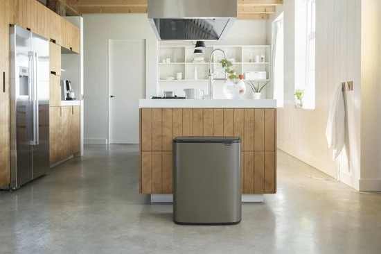 Brabantia Bo Touch Bin Prullenbak - 60 L - Platinum 17 Brabantia Bo Touch Bin Prullenbak - 60 L - Platinum - Afbeelding 15