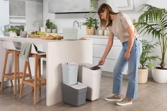 Curver Ready To Collect Prullenbak - 20L - Donkergrijs/Lichtgrijs 7 Curver Ready To Collect Prullenbak - 20L - Donkergrijs/Lichtgrijs - Afbeelding 5