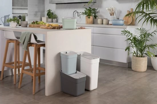 Curver Ready To Collect Prullenbak - 20L - Donkergrijs/Lichtgrijs 8 Curver Ready To Collect Prullenbak - 20L - Donkergrijs/Lichtgrijs - Afbeelding 6