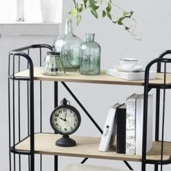 Lifa-Living LIFA LIVING Industriële Bakkerskast - Serveerwagen Op Wielen - Opbergkast - Zwart - Metaal & Hout - 80 X 41 X 93 Cm 22 Lifa-Living LIFA LIVING Industriële Bakkerskast - Serveerwagen Op Wielen - Opbergkast - Zwart - Metaal & Hout - 80 X 41 X 93 Cm -Lesser & Pavey-winkel 550x366 85