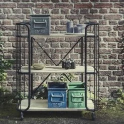 Lifa-Living LIFA LIVING Industriële Bakkerskast - Serveerwagen Op Wielen - Opbergkast - Zwart - Metaal & Hout - 80 X 41 X 93 Cm 23 Lifa-Living LIFA LIVING Industriële Bakkerskast - Serveerwagen Op Wielen - Opbergkast - Zwart - Metaal & Hout - 80 X 41 X 93 Cm -Lesser & Pavey-winkel 550x366 86