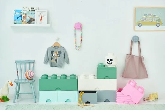 Opbergbox Iconic Hoofd Skelet 24 Cm, Wit - LEGO 4 Opbergbox Iconic Hoofd Skelet 24 Cm, Wit - LEGO - Afbeelding 2