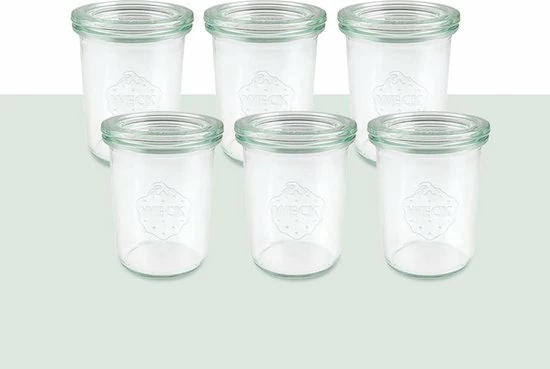 Weck Pot | Stortglas | Met Deksel | Inhoud 580ml | 1/2L | 6 Stuks 5 Weck Pot | Stortglas | Met Deksel | Inhoud 580ml | 1/2L | 6 Stuks - Afbeelding 3