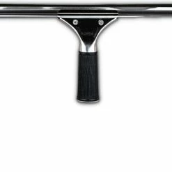 Raamwisser - Raamtrekker - Ruitenreiniger - Raam – Ruit – Roestvrijstaal – Rubber – Universeel – Schoonmaakartikelen - Zwart – 35 CM - FCProducts - Raamreiniging - Verwisselbaar - Roestvrijstaal