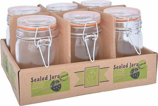 Secrets Du Potager Inmaak/weckpot Tray 6 Stuks L 3 Secrets Du Potager Inmaak/weckpot Tray 6 Stuks L