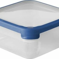 Curver Grand Chef Eco Vershoudbakje - 2,5L - Vierkant - Transparant/Donkerblauw