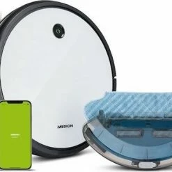 Medion MD 19601 - Robotstofzuiger Met Dweilfunctie - Wit/Zwart 14 Medion MD 19601 - Robotstofzuiger Met Dweilfunctie - Wit/Zwart -Lesser & Pavey-winkel 550x372 10