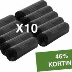 Merkloos Vuilniszakken 30 X 20 - 25 Liter Met Trekbandsluiting | Zwart Plastic | 55 X 70 Cm | Pedaalemmer Restafval Afval Zakjes 10 Merkloos Vuilniszakken 30 X 20 - 25 Liter Met Trekbandsluiting | Zwart Plastic | 55 X 70 Cm | Pedaalemmer Restafval Afval Zakjes -Lesser & Pavey-winkel 550x375