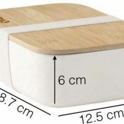 Retulp Ecobox - Lunchbox - Bamboe - Wit 14 Retulp Ecobox - Lunchbox - Bamboe - Wit -Lesser & Pavey-winkel 550x379