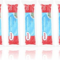 Dumil® | 5 Rollen A 100 Diepvrieszakjes Sluitstrip Small 1,5 Liter | Freezerbag