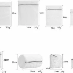 Merkloos Waszakken Voor Wasgoed - Waszak - Waszakje Lingerie - Wastas - Set Van 8 -Lesser & Pavey-winkel 550x393 4