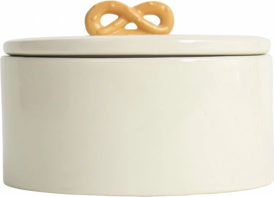 Gusta® Gusta - Koekjestrommel - Wit - Krakeling - ø17,6cm 3 Gusta® Gusta - Koekjestrommel - Wit - Krakeling - ø17,6cm