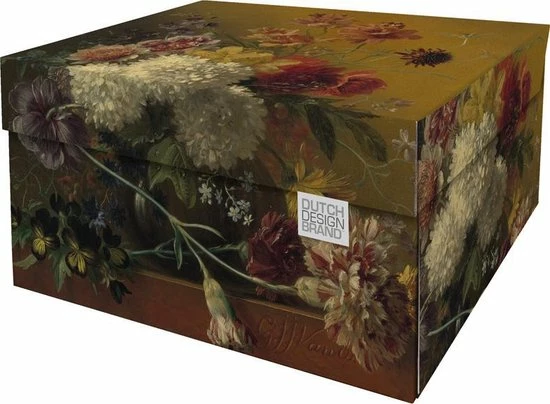 Dutch Design Brand - Dutch Design Storage Box - Opbergdoos - Opbergbox - Bewaardoos - Stilleven - Golden Still Life 3 Dutch Design Brand - Dutch Design Storage Box - Opbergdoos - Opbergbox - Bewaardoos - Stilleven - Golden Still Life