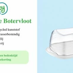 Hobby Life - Luxe Botervloot - Kunststof - Vaatwasserbestendig - Gerecycled - 11x19x8 - Wit -Lesser & Pavey-winkel 550x405 2