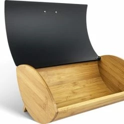 EDENBERG Edënbërg Black Line - Broodtrommel - Vershouddoos - Bamboe/RVS -Lesser & Pavey-winkel 550x405 3