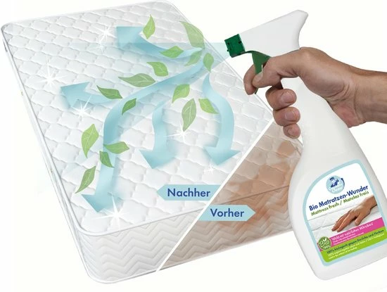 CC Bio Matras Wonder Matras Opfrisser En Vlekkenreiniger Vlekverwijderaar 100% Biologisch Met Probiotische Enzymen Lavendelgeur Verwijderd Tevens Huisstofmijt, Huisstofmijt Spray, Huismijt Spray, Huisstofmijt Bestrijder Per Set Van 2 X 500 ML 3 CC Bio Matras Wonder Matras Opfrisser En Vlekkenreiniger Vlekverwijderaar 100% Biologisch Met Probiotische Enzymen Lavendelgeur Verwijderd Tevens Huisstofmijt, Huisstofmijt Spray, Huismijt Spray, Huisstofmijt Bestrijder Per Set Van 2 X 500 ML