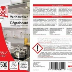 Fritel Vetoplosser 500ml Voor Friteuses, Ovens, Fornuizen, Dampkappen, Fondues, Raclettes, Barbecue -Lesser & Pavey-winkel 550x418 4