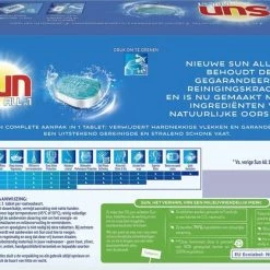 Sun All-In-1 Citroen Vaatwastabletten - 7 X 24 Tabletten - Voordeelverpakking 15 Sun All-In-1 Citroen Vaatwastabletten - 7 X 24 Tabletten - Voordeelverpakking -Lesser & Pavey-winkel 550x418 7