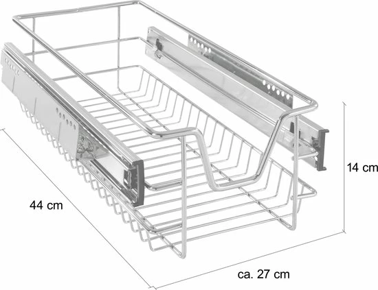 AREBOS Schuiflade Keukenlade Hangplank Uittrekbare Plank Voor Schuifkast 30 Cm 4 AREBOS Schuiflade Keukenlade Hangplank Uittrekbare Plank Voor Schuifkast 30 Cm - Afbeelding 2