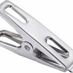 FSW-Products - 10 Stuks - Wasknijpers - RVS - Kledinghaken - Fotoknijpers - Kaartknijpers - Handdoekhaken - Staal - Zilver - Knijper - Waslijn -Lesser & Pavey-winkel 550x427 5