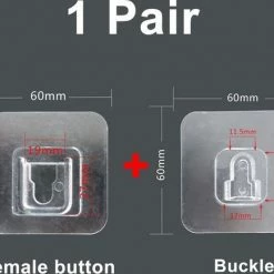 Merkloos Zelfklevende Haken 20 Paar / Extra Stevig Dubbelzijdig Tape / Muur Hanger / Ophanghaakjes / Wand Haken / Dubbelzijdig Schilderij Haakjes / Fotolijst Haakjes / Waterproof / Zonder Gaten Ophangen. 15 Merkloos Zelfklevende Haken 20 Paar / Extra Stevig Dubbelzijdig Tape / Muur Hanger / Ophanghaakjes / Wand Haken / Dubbelzijdig Schilderij Haakjes / Fotolijst Haakjes / Waterproof / Zonder Gaten Ophangen. -Lesser & Pavey-winkel 550x434 3