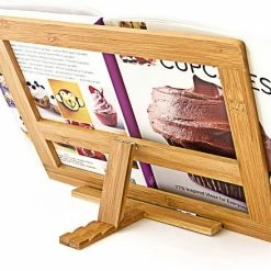 Relaxdays Kookboekstandaard - Bamboe Hout - 32 X 24 Cm 15 Relaxdays Kookboekstandaard - Bamboe Hout - 32 X 24 Cm -Lesser & Pavey-winkel 550x439 3