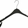 De Kledinghanger Gigant - 50 X Blouse / Shirthanger Kunststof Zwart Met Rokinkepingen, 43 Cm -Lesser & Pavey-winkel 550x444 4