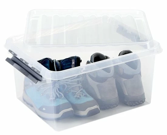 Sunware - Q-line Opbergbox 36L Transparant Metaal - 50 X 40 X 26 Cm 6 Sunware - Q-line Opbergbox 36L Transparant Metaal - 50 X 40 X 26 Cm - Afbeelding 4