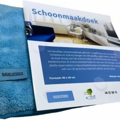 Ballista Ramenset Raamdoeken Droogdoek 45 X 60 Cm + Nanofiber 40 X 40 Cm Beide In Het Blauw Klasse 1 -Lesser & Pavey-winkel 550x451 4