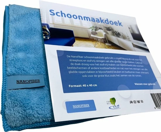 Clean Dry Droogdoek Set 2 Droogdoeken + 2 Microvezel Schoonmaakdoeken 17 Clean Dry Droogdoek Set 2 Droogdoeken + 2 Microvezel Schoonmaakdoeken - Afbeelding 15