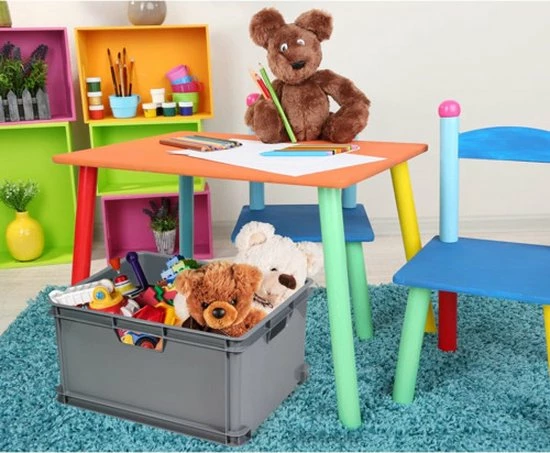 Curver Unibox Classic Opbergbox XL - 60L - Grijs 4 Curver Unibox Classic Opbergbox XL - 60L - Grijs - Afbeelding 2