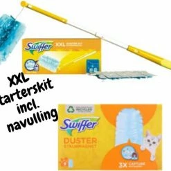 XXL Swiffer Duster & Swiffer Duster Navulling Met 9 Stuks