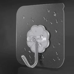 Merkloos Zelfklevende Handdoekhaakjes 10 Stuks - Handdoekhouder Haak - Muur Ophang Haak - Wandhaken - Ophanghaakjes - Keuken Handdoekhaak - Theedoek / Handdoek Plakhaakjes - Transparant