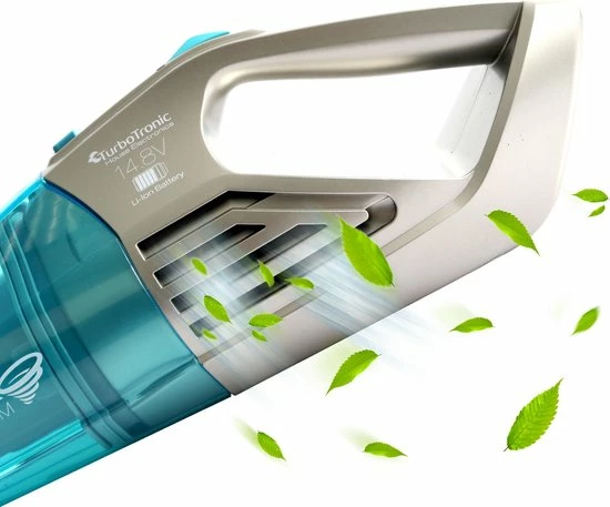 TurboTronic LUX400 Kruimelzuiger – Handstofzuiger Nat En Droog - Zilver/Blauw 16 TurboTronic LUX400 Kruimelzuiger – Handstofzuiger Nat En Droog - Zilver/Blauw - Afbeelding 14