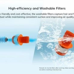 Ilife Easine H70 Steelstofzuiger – Steelstofzuiger Draadloos – Steelstofzuigers – Snoerloze Steelstofzuiger – Stofzuiger Zonder Zak – Stofzuiger – Ingebouwde LED Lampen -Lesser & Pavey-winkel 550x458 2