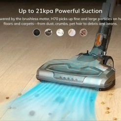 Ilife Easine H70 Steelstofzuiger – Steelstofzuiger Draadloos – Steelstofzuigers – Snoerloze Steelstofzuiger – Stofzuiger Zonder Zak – Stofzuiger – Ingebouwde LED Lampen -Lesser & Pavey-winkel 550x458