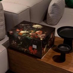 Dutch Design Brand - Dutch Design Storage Box - Opbergbox - Bewaardoos - Bloemen - Stillleven - Kunst - 17e Eeuw - Flowers -Lesser & Pavey-winkel 550x458 6