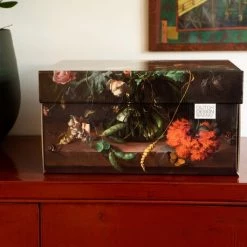 Dutch Design Brand - Dutch Design Storage Box - Opbergbox - Bewaardoos - Bloemen - Stillleven - Kunst - 17e Eeuw - Flowers -Lesser & Pavey-winkel 550x458 7