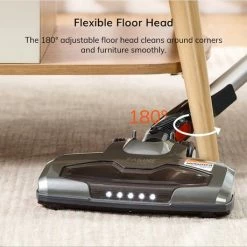 Ilife Easine H70 Steelstofzuiger – Steelstofzuiger Draadloos – Steelstofzuigers – Snoerloze Steelstofzuiger – Stofzuiger Zonder Zak – Stofzuiger – Ingebouwde LED Lampen -Lesser & Pavey-winkel 550x459 3