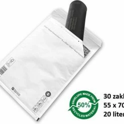 Merkloos Vuilniszakken 30 X 20 - 25 Liter Met Trekbandsluiting | Zwart Plastic | 55 X 70 Cm | Pedaalemmer Restafval Afval Zakjes 9 Merkloos Vuilniszakken 30 X 20 - 25 Liter Met Trekbandsluiting | Zwart Plastic | 55 X 70 Cm | Pedaalemmer Restafval Afval Zakjes -Lesser & Pavey-winkel 550x461