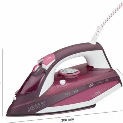 Clatronic DB 3705 - Stoomstrijkijzer Met 7 Functies, Keramische Zool, Traploze Temperatuurregeling 2600 Watt -Lesser & Pavey-winkel 550x462 3