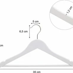 Hoppa! Kinder-kleerhanger - 20 Stuks - 360 Graden Draaibare Haak - Wit - 35 Cm -Lesser & Pavey-winkel 550x469 5