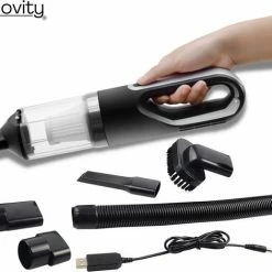 Novity® G90 Kruimeldief 6-Delig - Snoerloos - Kruimelzuiger - Best Verkocht - Auto - Philips - Black Decker - Bosch - 100W