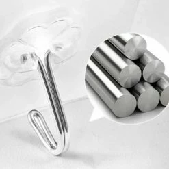 Merkloos Zelfklevende Handdoekhaakjes 10 Stuks - Handdoekhouder Haak - Muur Ophang Haak - Wandhaken - Ophanghaakjes - Keuken Handdoekhaak - Theedoek / Handdoek Plakhaakjes - Transparant -Lesser & Pavey-winkel 550x475